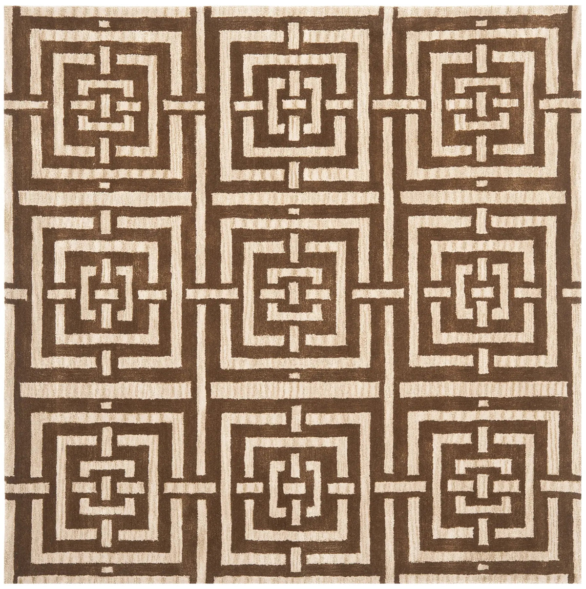 Safavieh Wyndham 7'-0" x 7'-0" Rug in Brown
