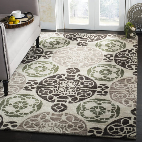 Safavieh Wyndham 5'-0" x 8'-0" Rug in Ivory / Brown
