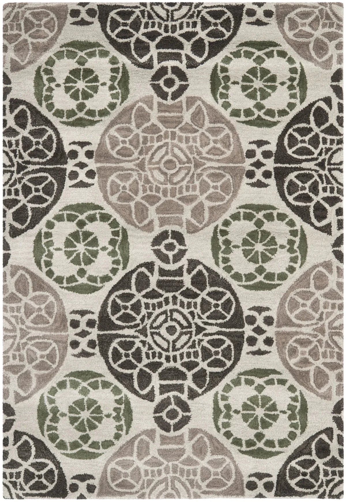 Safavieh Wyndham 4'-0" x 6'-0" Rug in Ivory / Brown