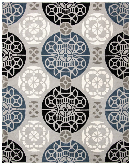 Safavieh Wyndham 10'-0" x 14'-0" Rug in Grey / Black