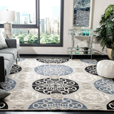 Safavieh Wyndham 10'-0" x 14'-0" Rug in Grey / Black