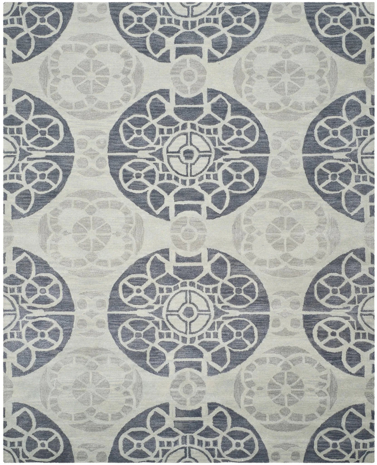 Safavieh Wyndham 10'-0" x 14'-0" Rug in Silver / Blue