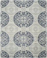 Safavieh Wyndham 10'-0" x 14'-0" Rug in Silver / Blue
