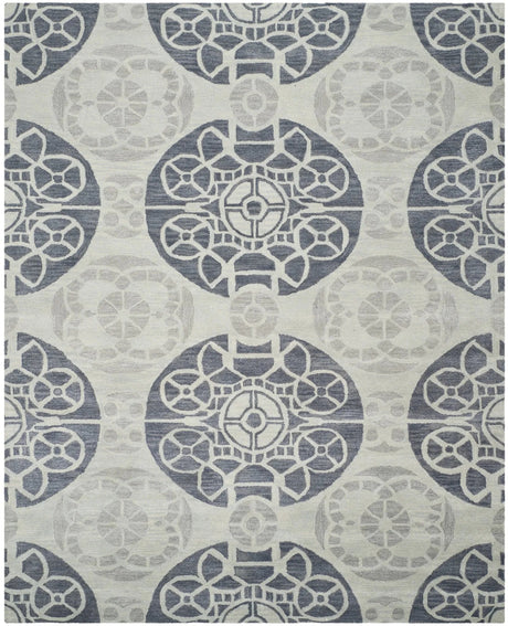Safavieh Wyndham 10'-0" x 14'-0" Rug in Silver / Blue