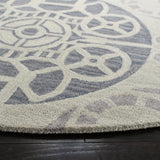 Safavieh Wyndham 7'-0" x 7'-0" Rug in Silver / Blue