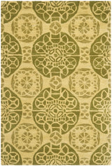 Safavieh Wyndham 4'-0" x 6'-0" Rug in Honey / Green