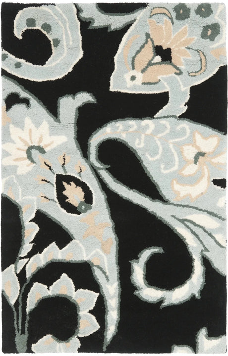 Safavieh Wyndham 2'-6" x 4'-0" Rug in Black / Multi
