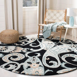 Safavieh Wyndham 7'-0" x 7'-0" Rug in Black / Multi