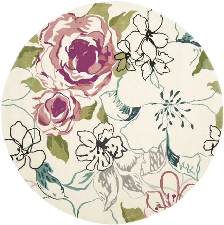 Safavieh Wyndham 7'-0" x 7'-0" Rug in Ivory / Multi