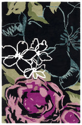 Safavieh Wyndham 2'-6" x 4'-0" Rug in Black / Multi