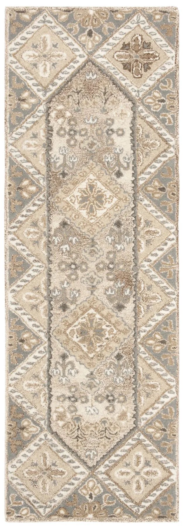 Safavieh Wyndham 2'-3" x 7'-0" Rug in Ivory / Grey