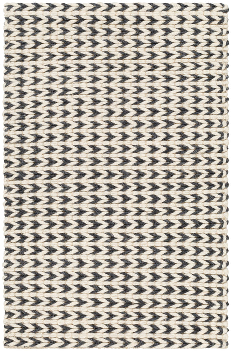 Surya Sundance Sdc-2301 Ivory, Black Rug.