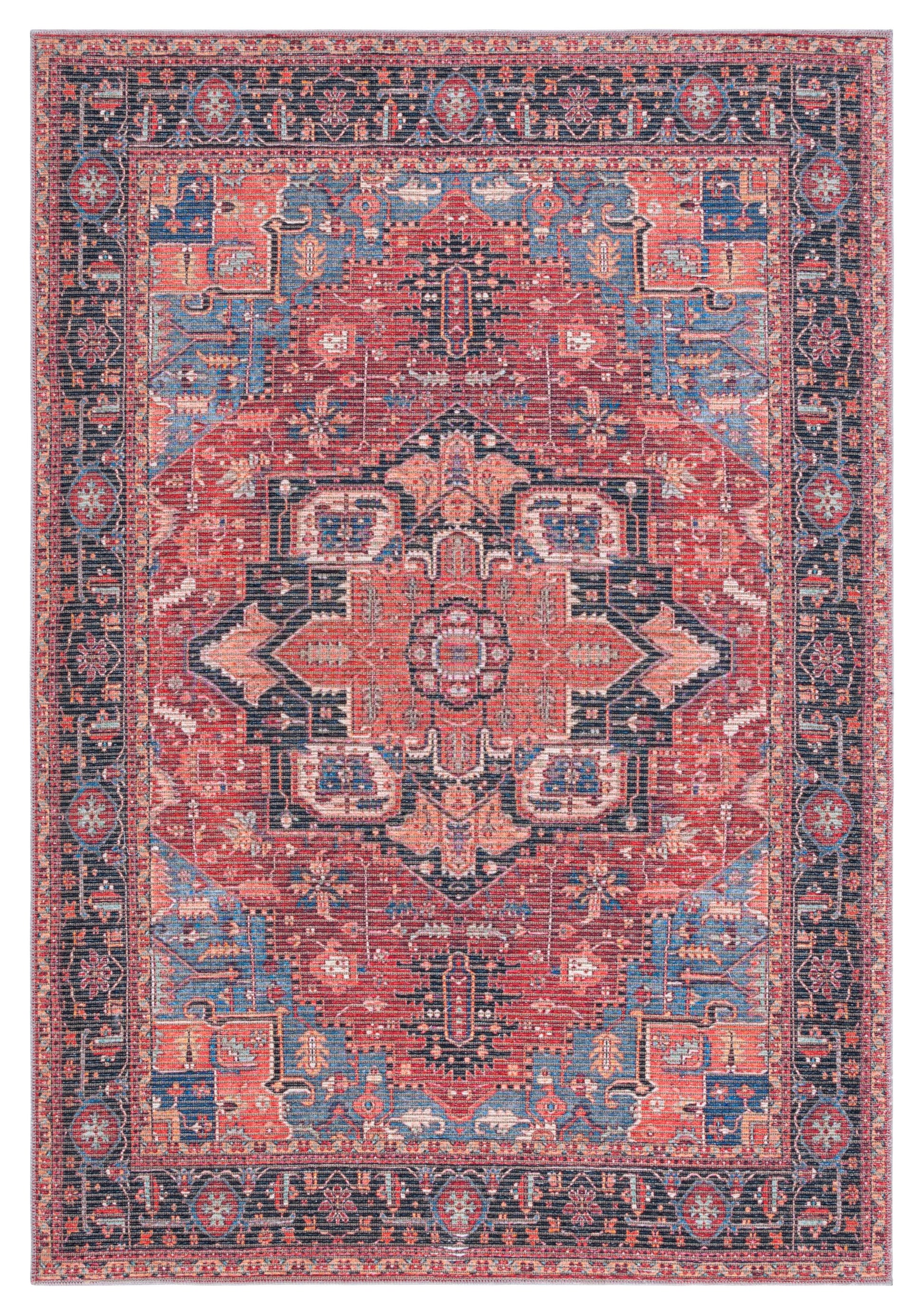 Safavieh Serapi Sep612Q Red/Blue Area Rug