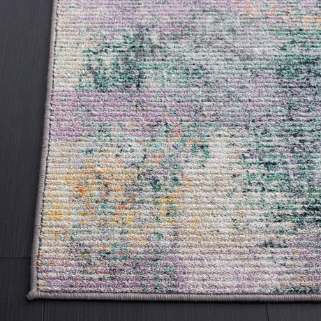 Safavieh Sequoia Seq101Y Green/Purple Rug.