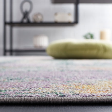 Safavieh Sequoia Seq101Y Green/Purple Rug.
