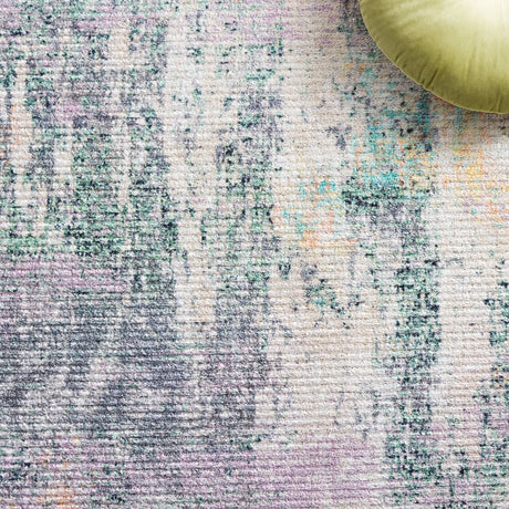 Safavieh Sequoia Seq101Y Green/Purple Rug.