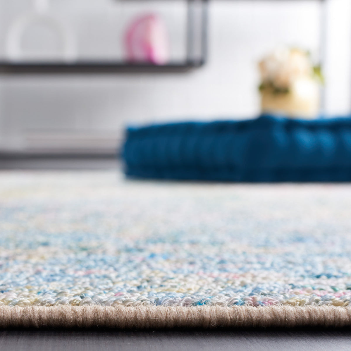 Safavieh Sequoia Seq102Y Green/Pink Rug.