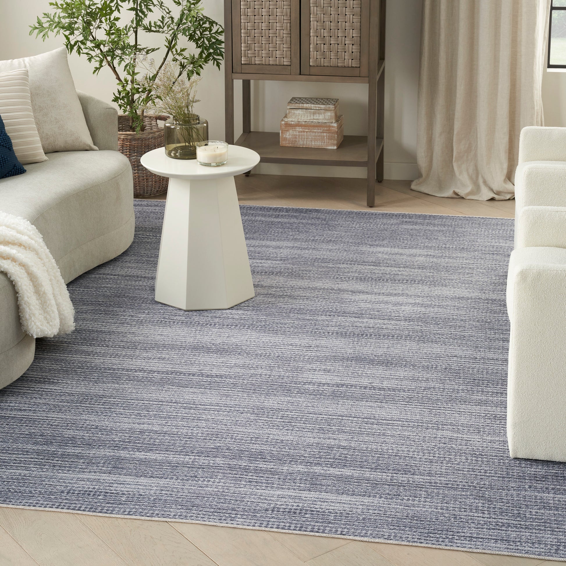 Nourison Nourison Washables Nwb03 Grey Area Rug