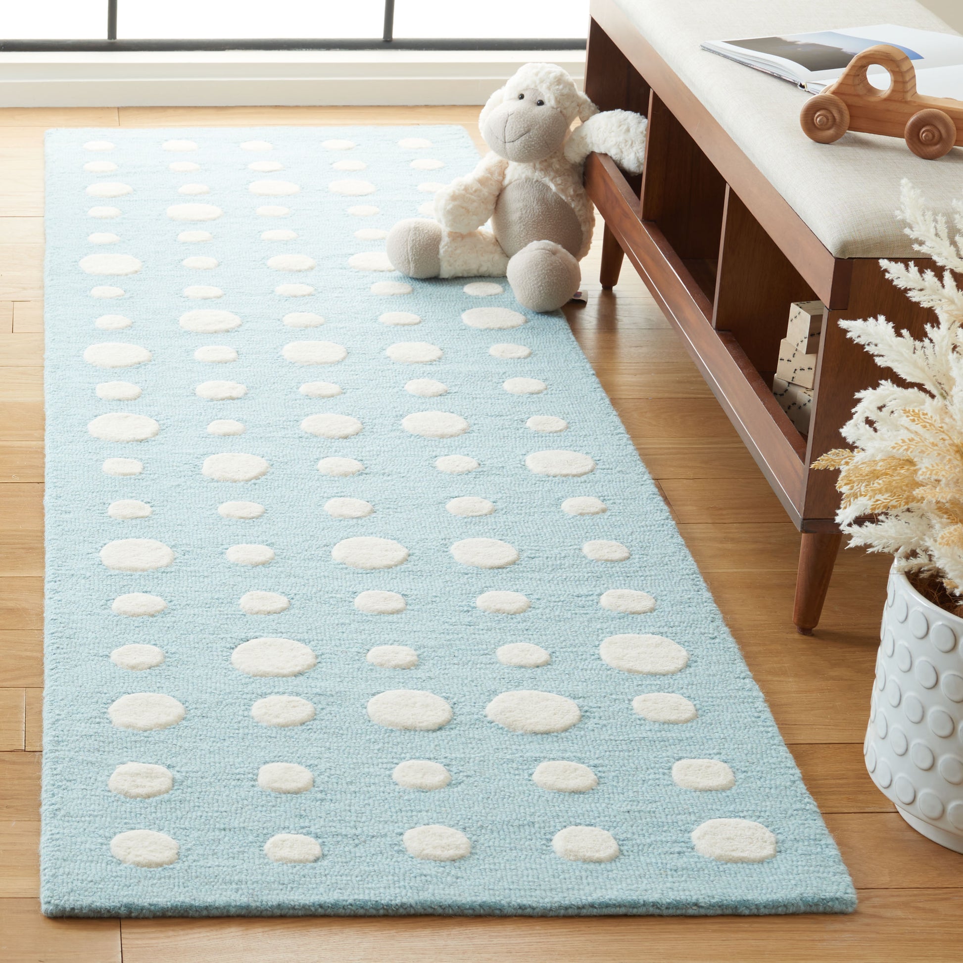 Safavieh Safavieh Kids Sfk926M Blue/Ivory Area Rug