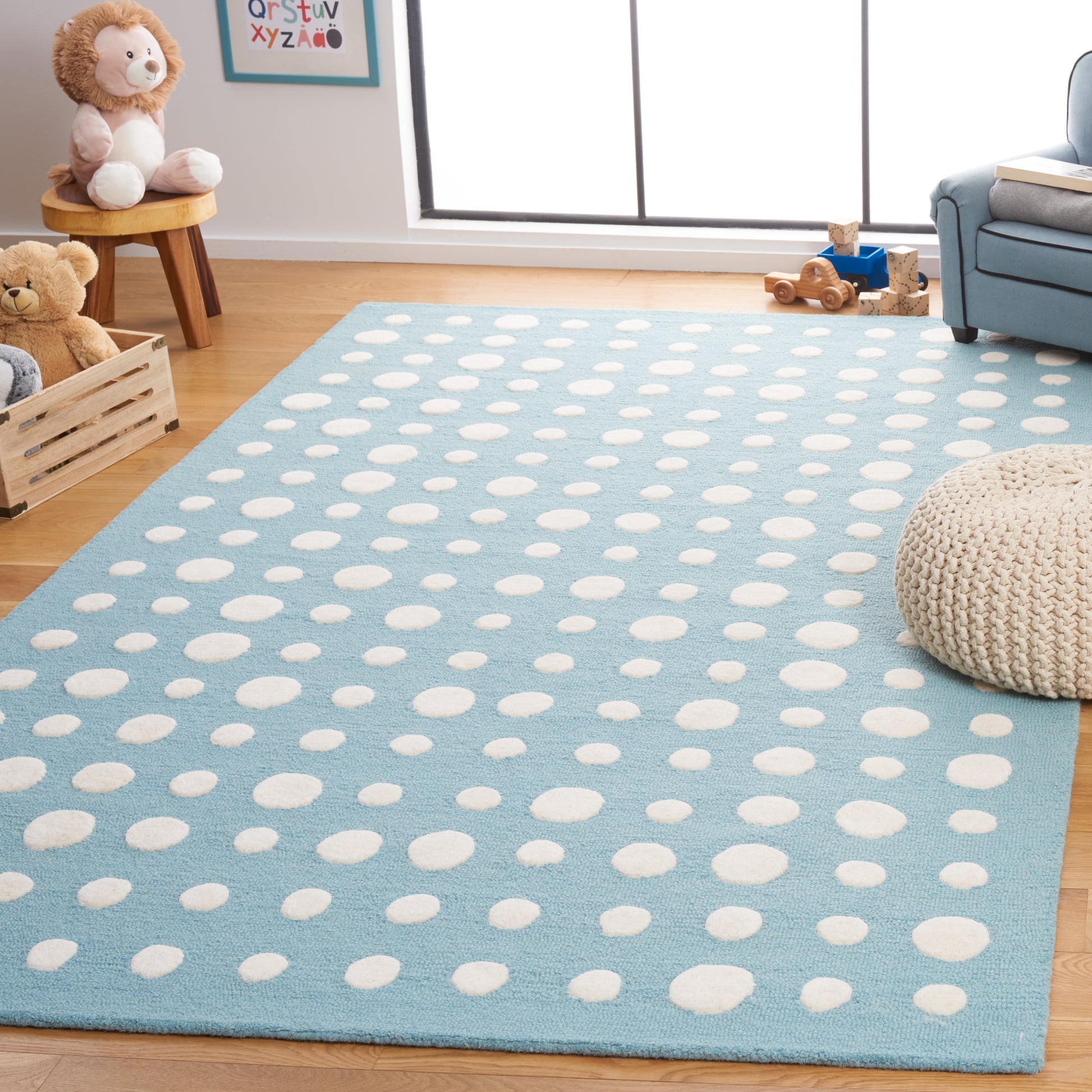 Safavieh Safavieh Kids Sfk926M Blue/Ivory Area Rug