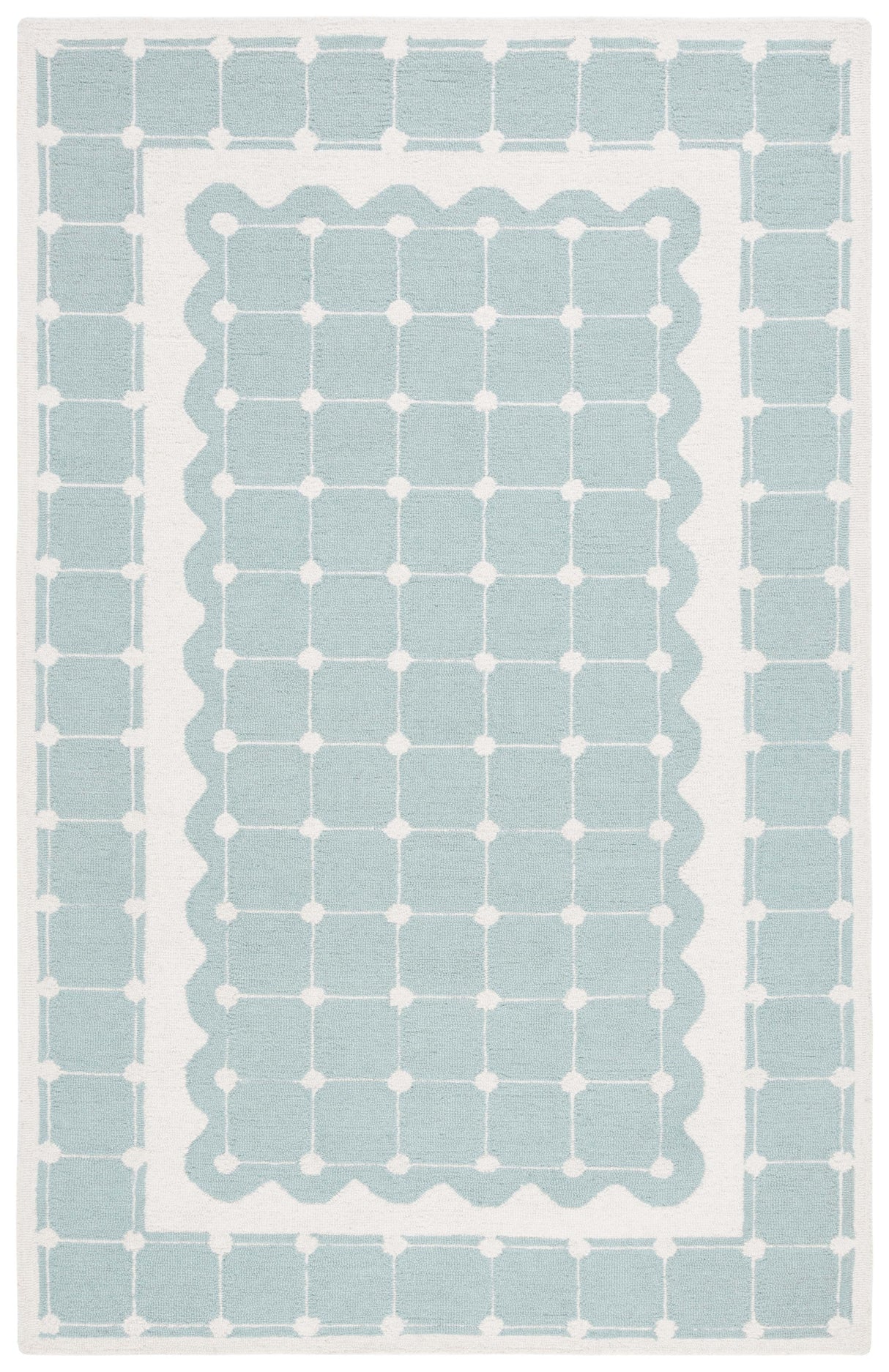 Safavieh Safavieh Kids Sfk927K Turquoise/Ivory Rug.