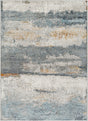 Surya San Francisco Sfo-2301 Blue, Ivory, Charcoal, Black, Mustard, Rust Rug.
