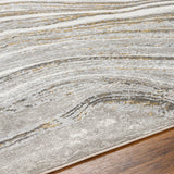 Surya San Francisco Sfo-2304 Light Gray, Ivory, Tan, Charcoal, Light Slate, Slate Rug.