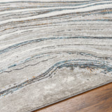 Surya San Francisco Sfo-2306 Light Gray, Ivory, Blue, Black, Mustard, Rust Rug.