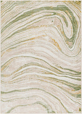 Surya San Francisco Sfo-2307 Ivory, Sage, Taupe, Olive, Tan Rug.