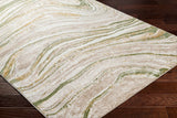 Surya San Francisco Sfo-2307 Ivory, Sage, Taupe, Olive, Tan Rug.