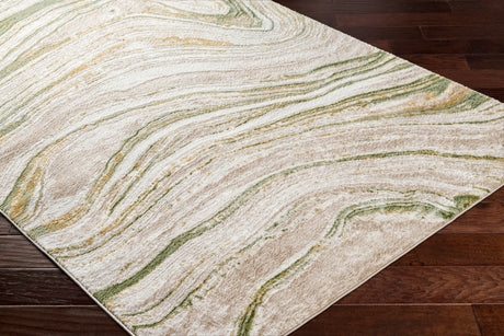 Surya San Francisco Sfo-2307 Ivory, Sage, Taupe, Olive, Tan Rug.