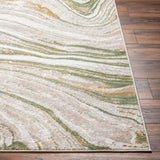 Surya San Francisco Sfo-2307 Ivory, Sage, Taupe, Olive, Tan Rug.