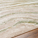 Surya San Francisco Sfo-2307 Ivory, Sage, Taupe, Olive, Tan Rug.