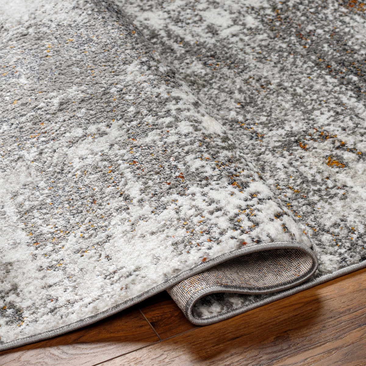 Surya San Francisco Sfo-2309 Tan, Ivory, Black, Light Gray, Mustard, Rust Rug.