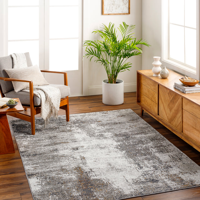 Surya San Francisco Sfo-2309 Tan, Ivory, Black, Light Gray, Mustard, Rust Rug.