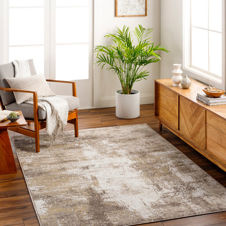 Surya San Francisco Sfo-2310 Ivory, Medium Brown, Taupe, Tan Rug.