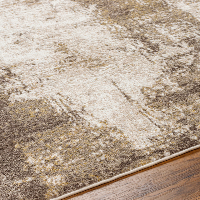 Surya San Francisco Sfo-2310 Ivory, Medium Brown, Taupe, Tan Rug.