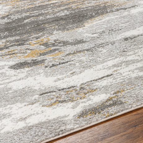 Surya San Francisco Sfo-2311 Light Gray, Ivory, Tan, Mustard, Light Slate Rug.