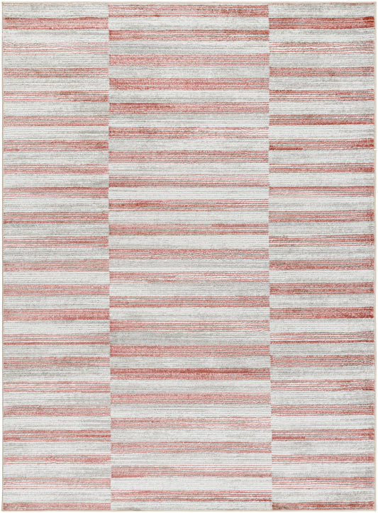 Surya San Francisco Sfo-2317 Ivory, Light Gray, Burgandy, Dusty Pink, Light Slate Area Rug