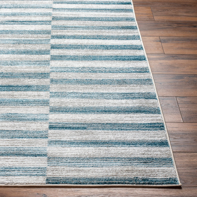 Surya San Francisco Sfo-2318 Ivory, Light Gray, Denim, Blue, Slate, Light Slate Rug.