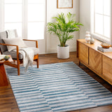 Surya San Francisco Sfo-2318 Ivory, Light Gray, Denim, Blue, Slate, Light Slate Rug.