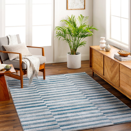 Surya San Francisco Sfo-2318 Ivory, Light Gray, Denim, Blue, Slate, Light Slate Rug.