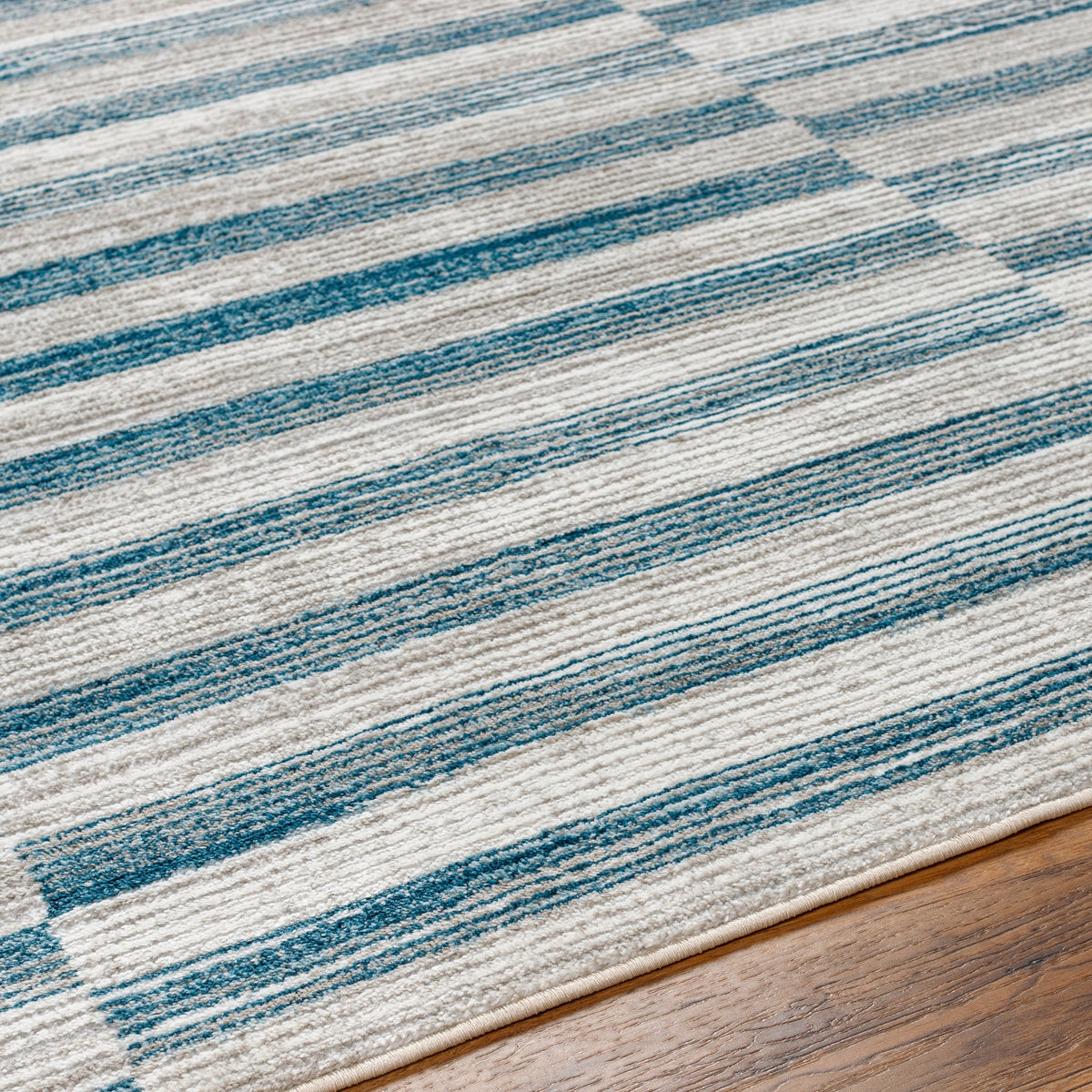 Surya San Francisco Sfo-2318 Ivory, Light Gray, Denim, Blue, Slate, Light Slate Rug.