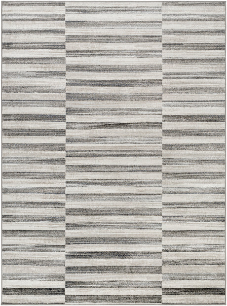 Surya San Francisco Sfo-2319 Ivory, Light Gray, Black, Light Slate, Charcoal Rug.