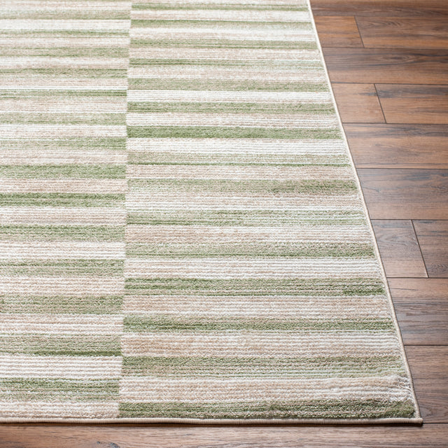 Surya San Francisco Sfo-2320 Ivory, Tan, Olive, Taupe, Sage Rug.