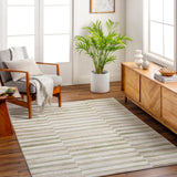 Surya San Francisco Sfo-2320 Ivory, Tan, Olive, Taupe, Sage Rug.