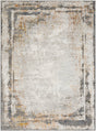 Surya San Francisco Sfo-2321 Ivory, Light Gray, Black, Charcoal, Mustard, Rust Rug.