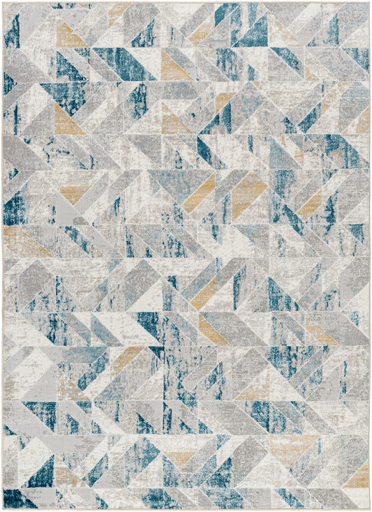 Surya San Francisco Sfo-2322 Pale Slate, Pearl, Metallic - Silver, Pewter Area Rug