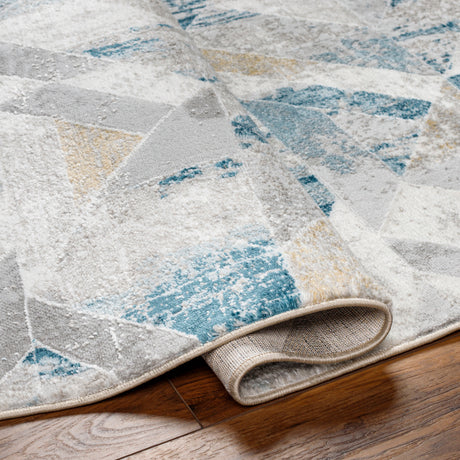Surya San Francisco Sfo-2322 Pale Slate, Pearl, Metallic - Silver, Pewter Rug.