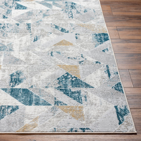 Surya San Francisco Sfo-2322 Pale Slate, Pearl, Metallic - Silver, Pewter Rug.